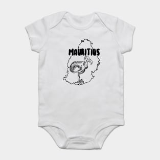 Mauritius Dodo Bird Tourism Baby Bodysuit